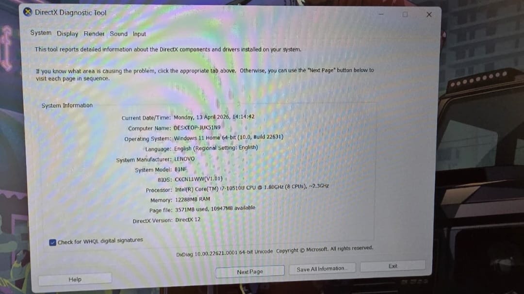 Lenovo IdeaPad Slim S540