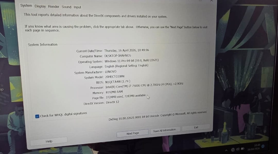 Lenovo ThinkPad Core i7 Dual VGA